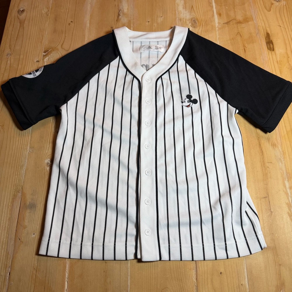Disney Kids‎ Black and White Striped Jersey